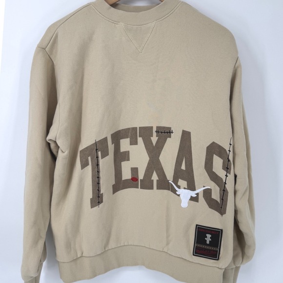 Travis Scott Texas Longhorns Cactus Jack Crewneck Sweatshirt Sweater Small - Picture 1 of 7